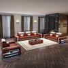 Divano da salotto bianco piccolo per home theater