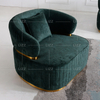 Bellissimo divano da soggiorno verde enorme