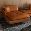 Divano da soggiorno contemporaneo per il tempo libero con chaise