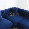 Elegante divano in tessuto d'acciaio Flex di fascia alta
