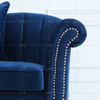Divano angolare in tessuto di buona qualità con chaise