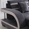 Divano componibile in tessuto a forma di U con chaise